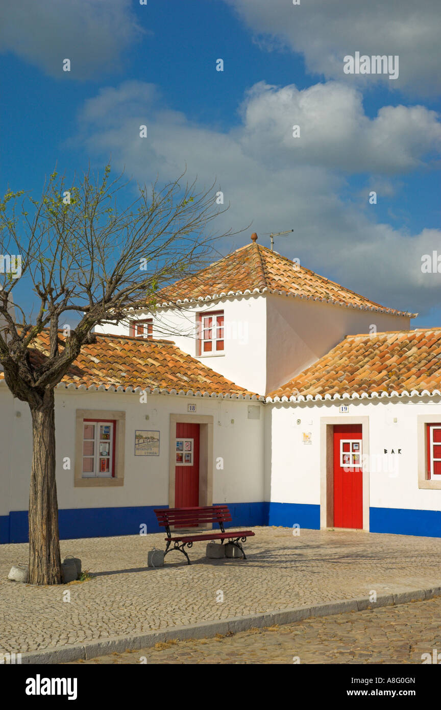 Porto Cova Dorfanger Algarve Beja District Portugal EU-Nordeuropa Stockfoto