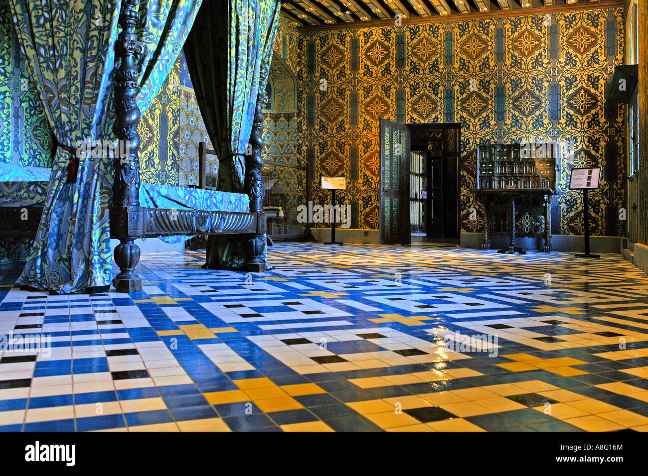 Katharina von Medici Zimmer im Schloss Blois Frankreich Stockfoto