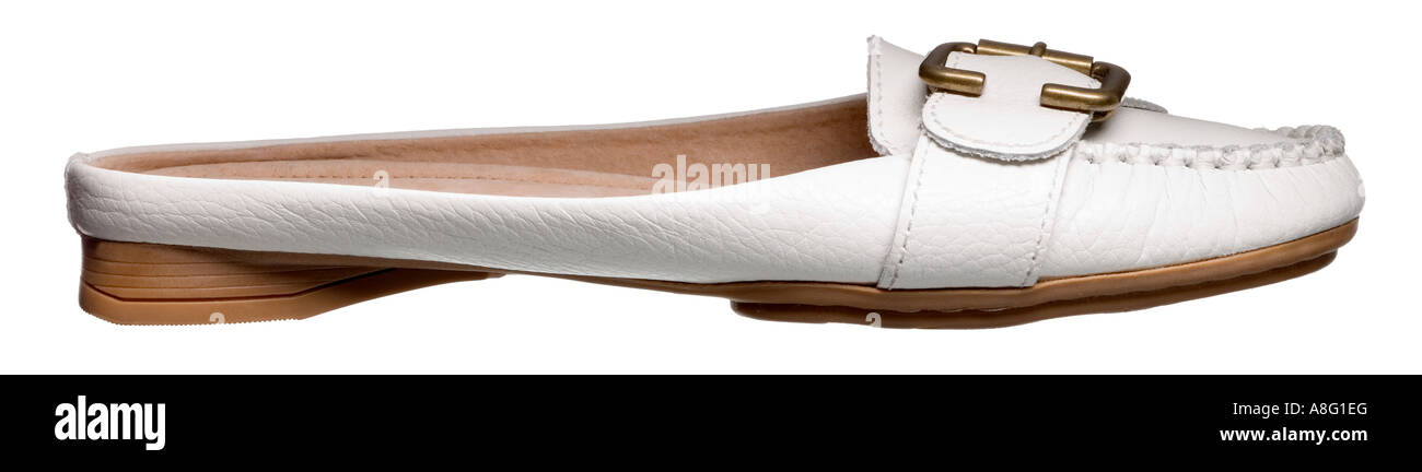 Damen-Maultier-Schuh Stockfoto