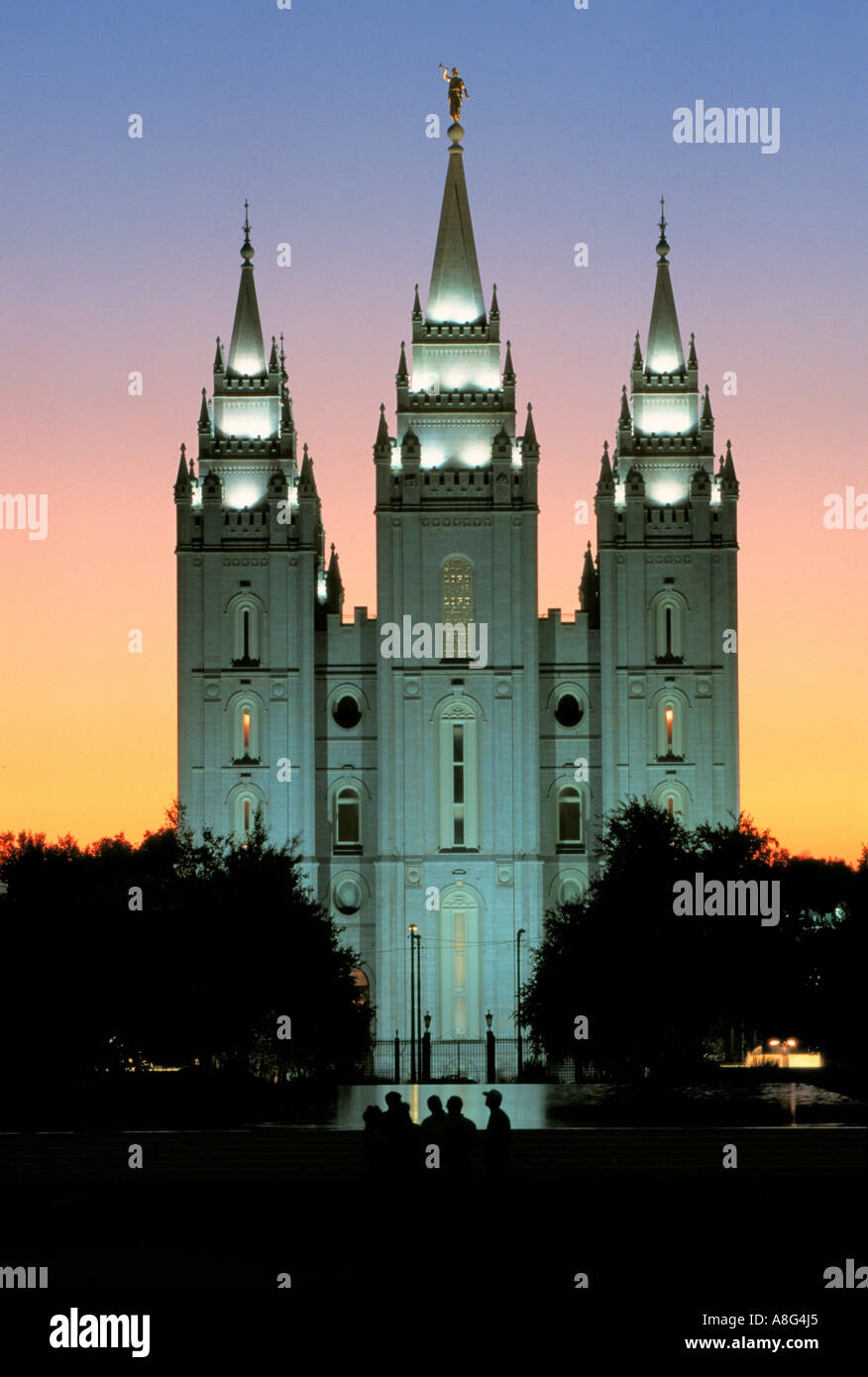 Mormonen-Kirche, Salt Lake City Center, USA Stockfoto