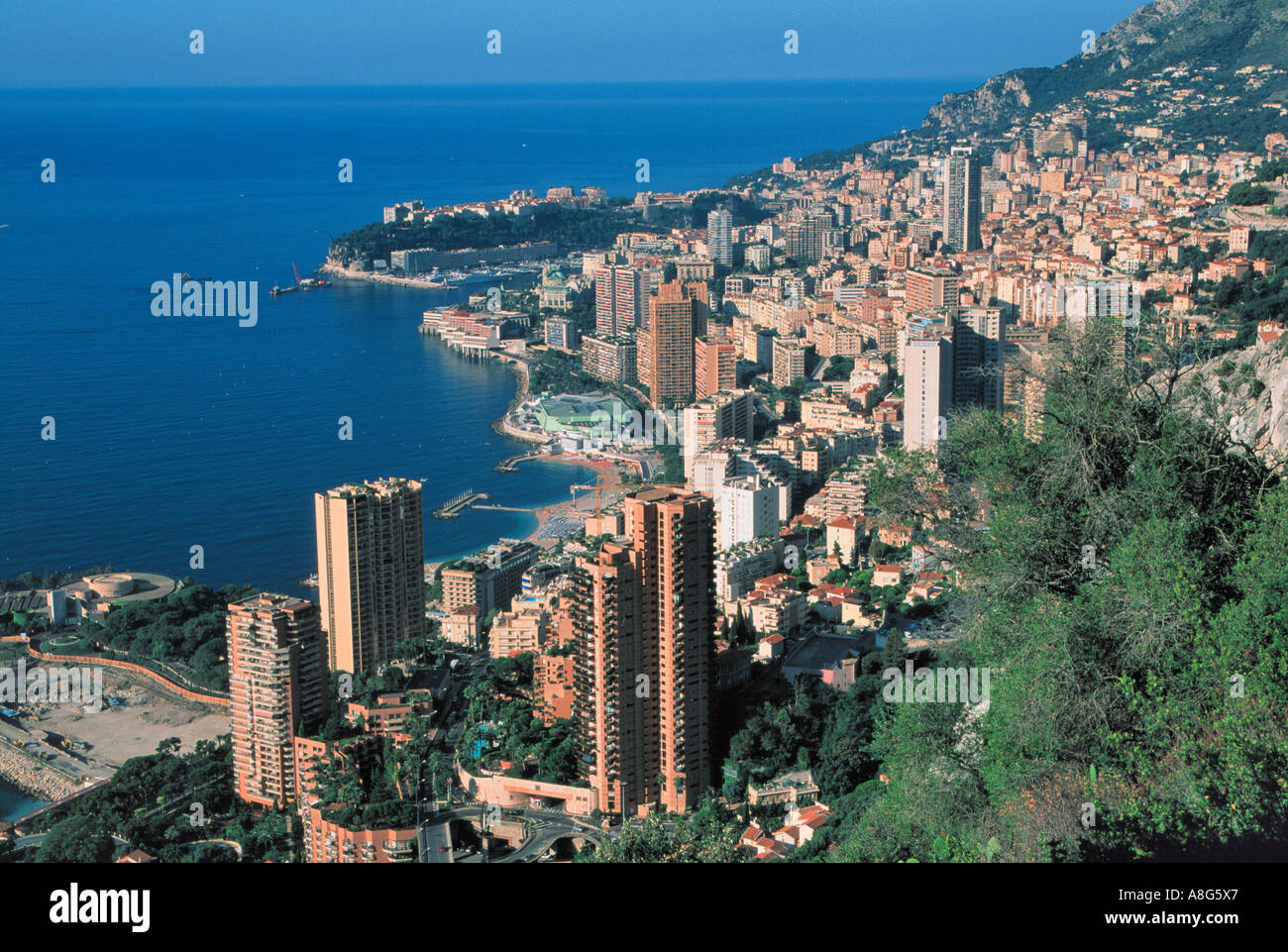 Skyline von Monaco, Monaco, Frankreich Stockfoto, Bild: 6911078 - Alamy