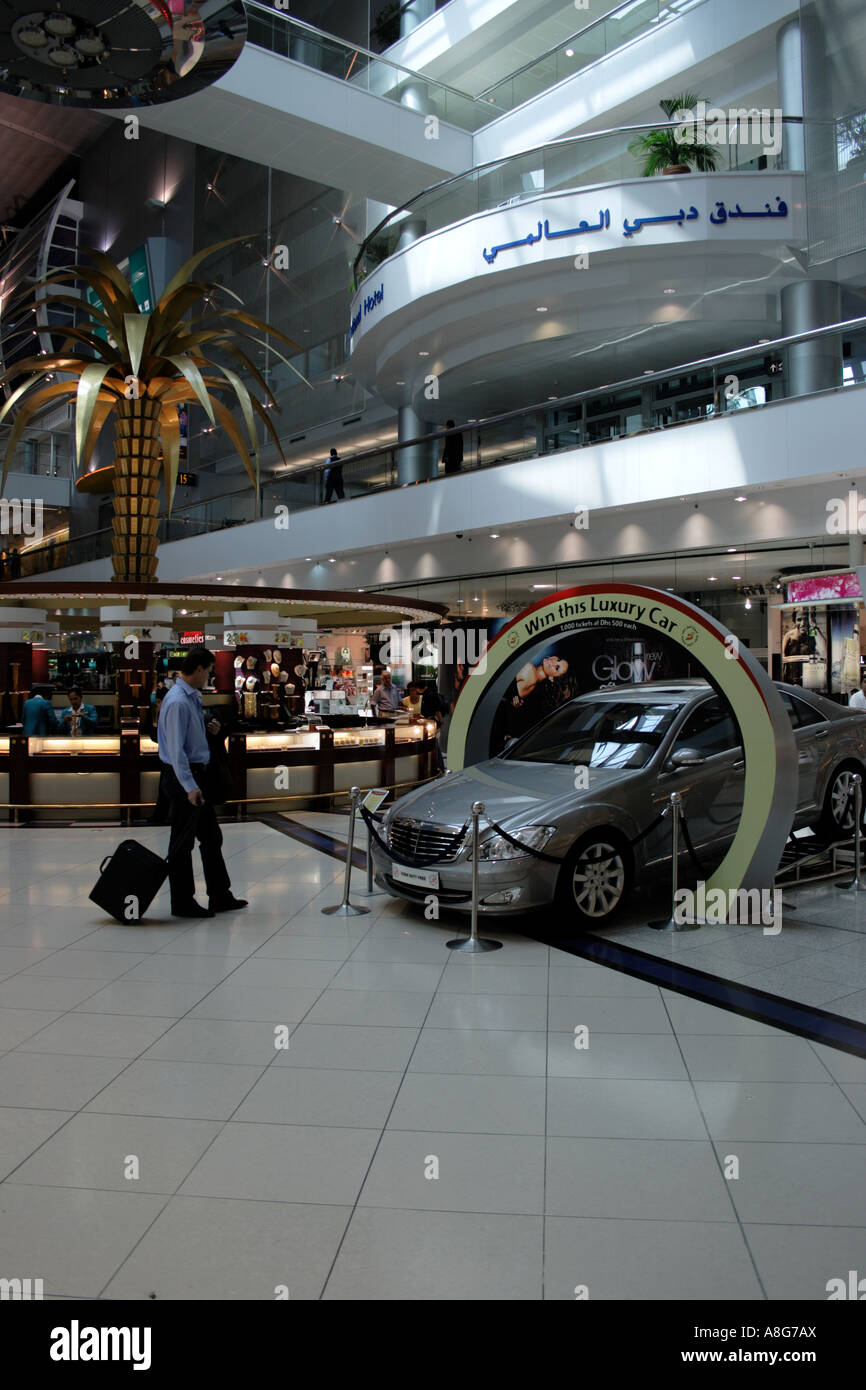 Dubai International Airport Sheikh Rashid Terminal, Duty-Free Goldmarkt, Vereinigte Arabische Emirate. Foto: Willy Matheisl Stockfoto