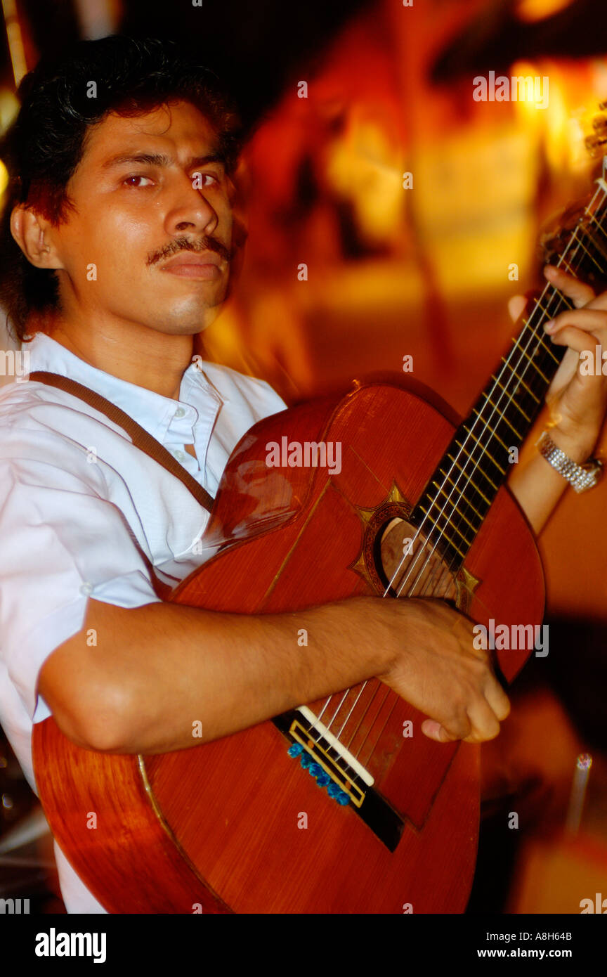 Mexiko, Playa del Carmen, Mariachi-Musik Stockfoto