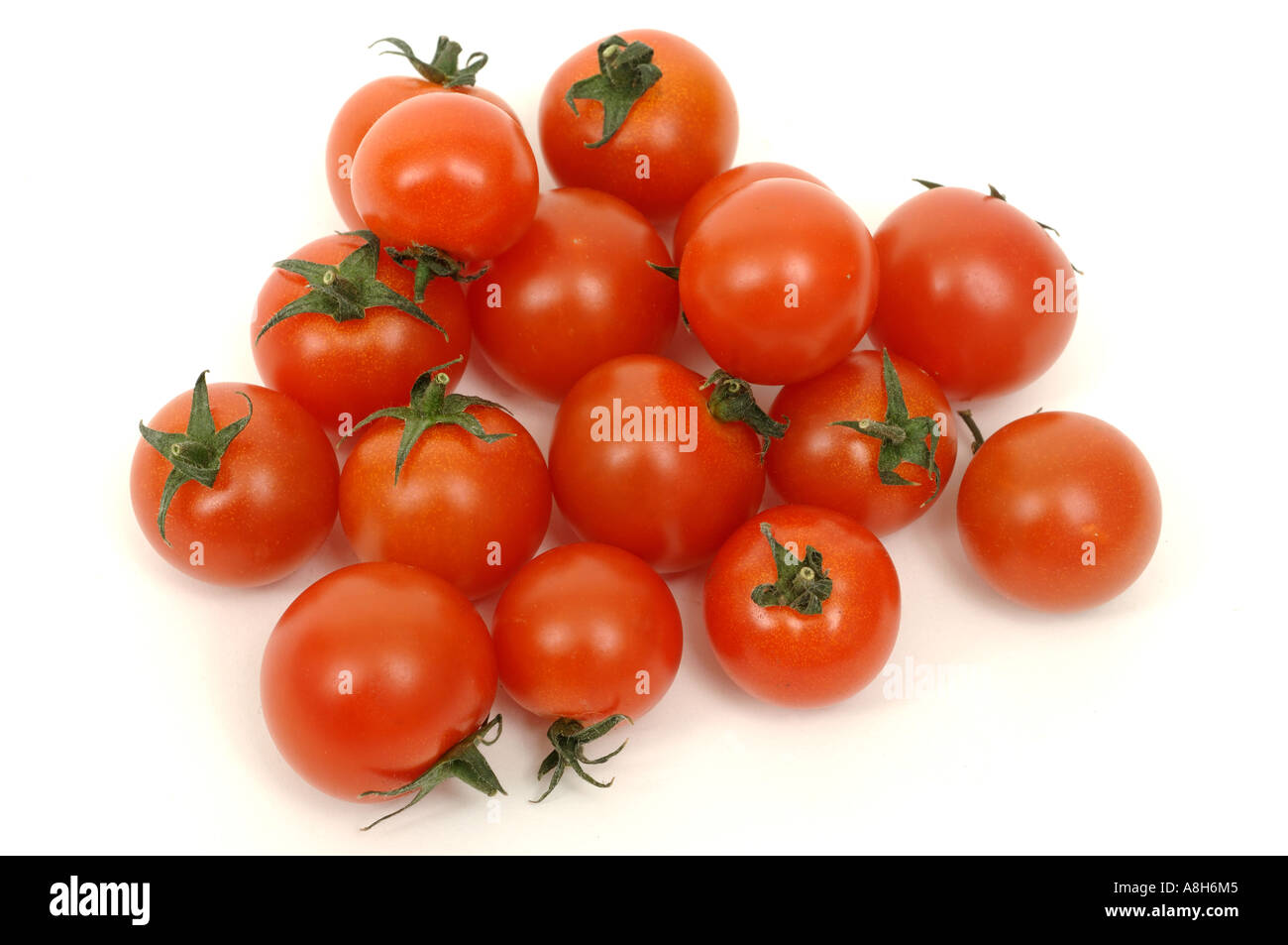 Pflanzliche Produkte typischen Supermarkt gekauft normal Cherry-Tomaten Stockfoto