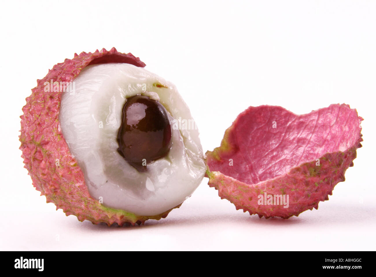 Litschi (Litchi Chinensis) Stockfoto