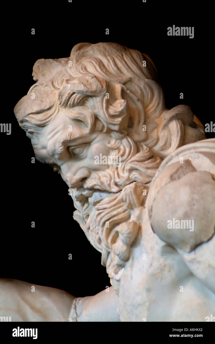 Römische Statue des Herkules auf Anzeigen Regional Museum Antalya Antalya Türkei Stockfoto