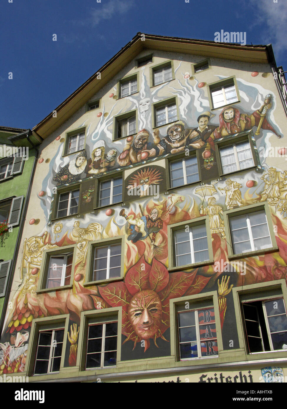 Restaurant "Fritschi" in der Altstadt von Luzern, Schweiz Stockfoto