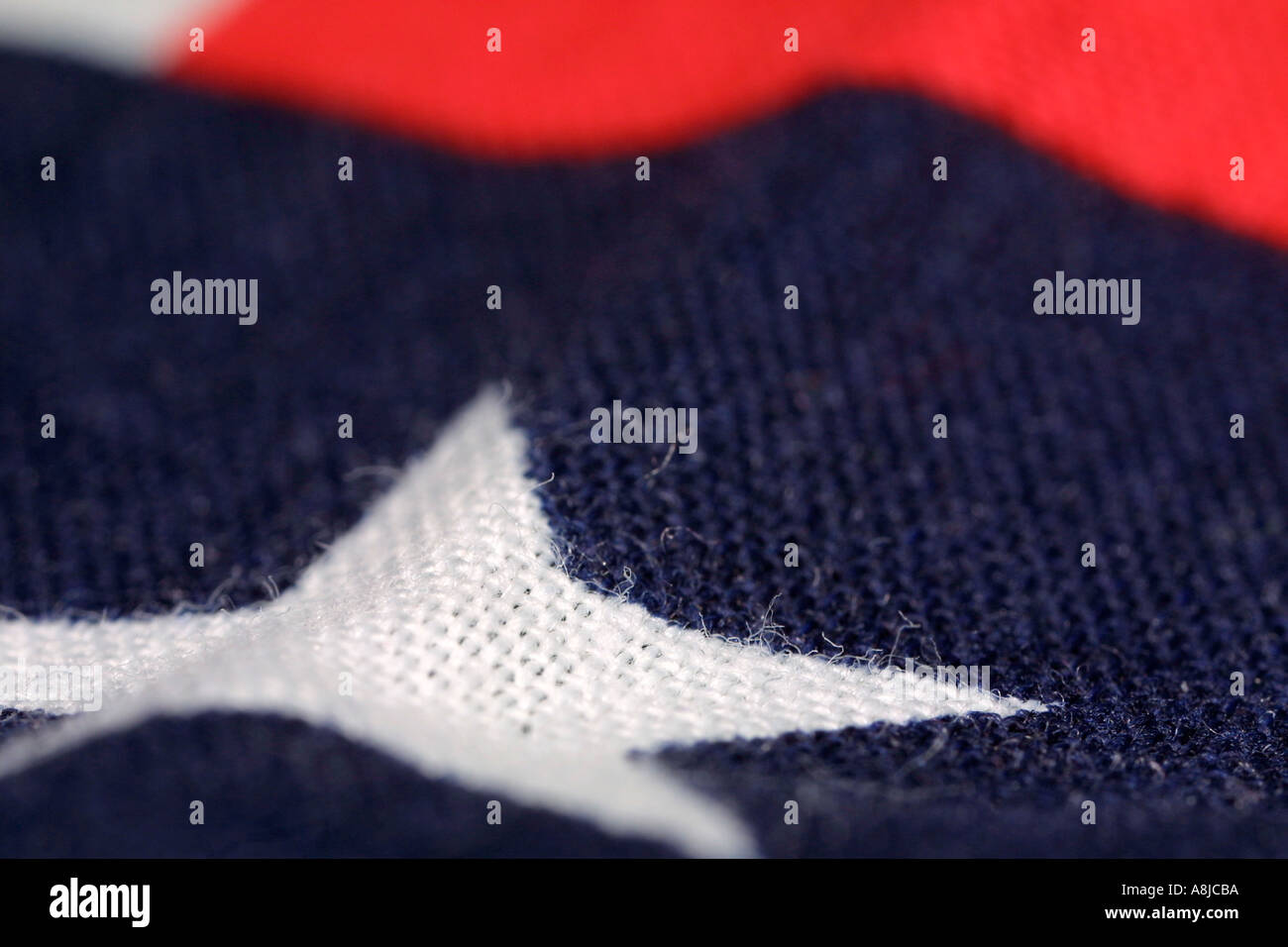 Amerikanische Flagge closeup Stockfoto