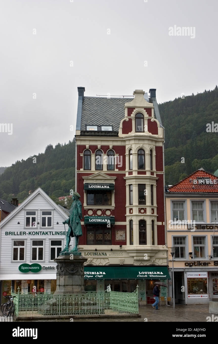 Louisiana kreolische Cajun Cafe Restaurant Bergen Norwegen Stockfoto