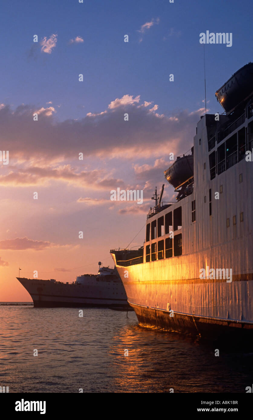 Türkei Fähren Hafen Stockfoto