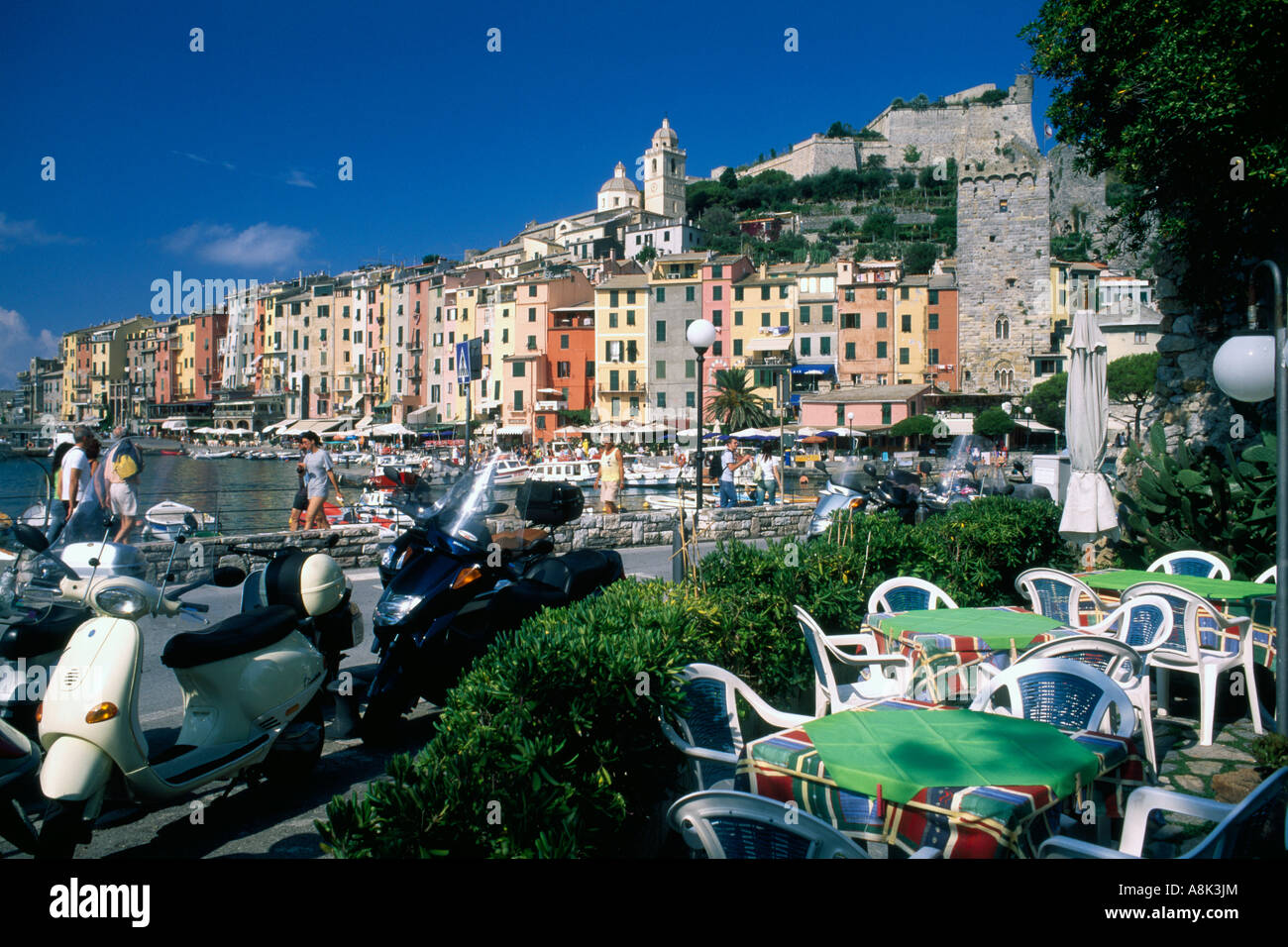 Portovenere Riviera di Levante Ligurien Italien Stockfoto