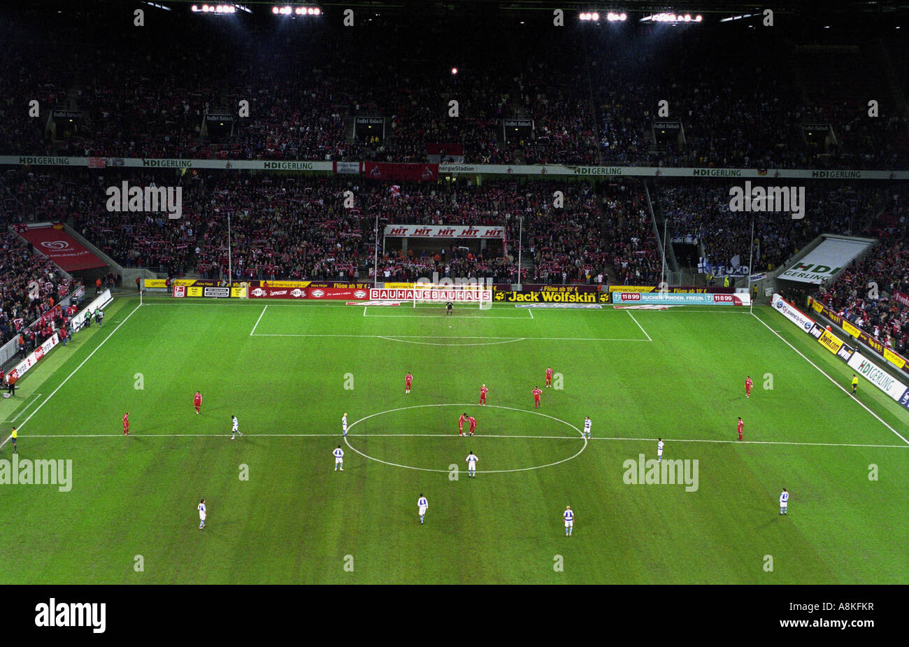 Fußballverein FC Köln, Rhein Energie Stadion, Köln, Nordrhein-Westyphalia, Deutschland. Stockfoto