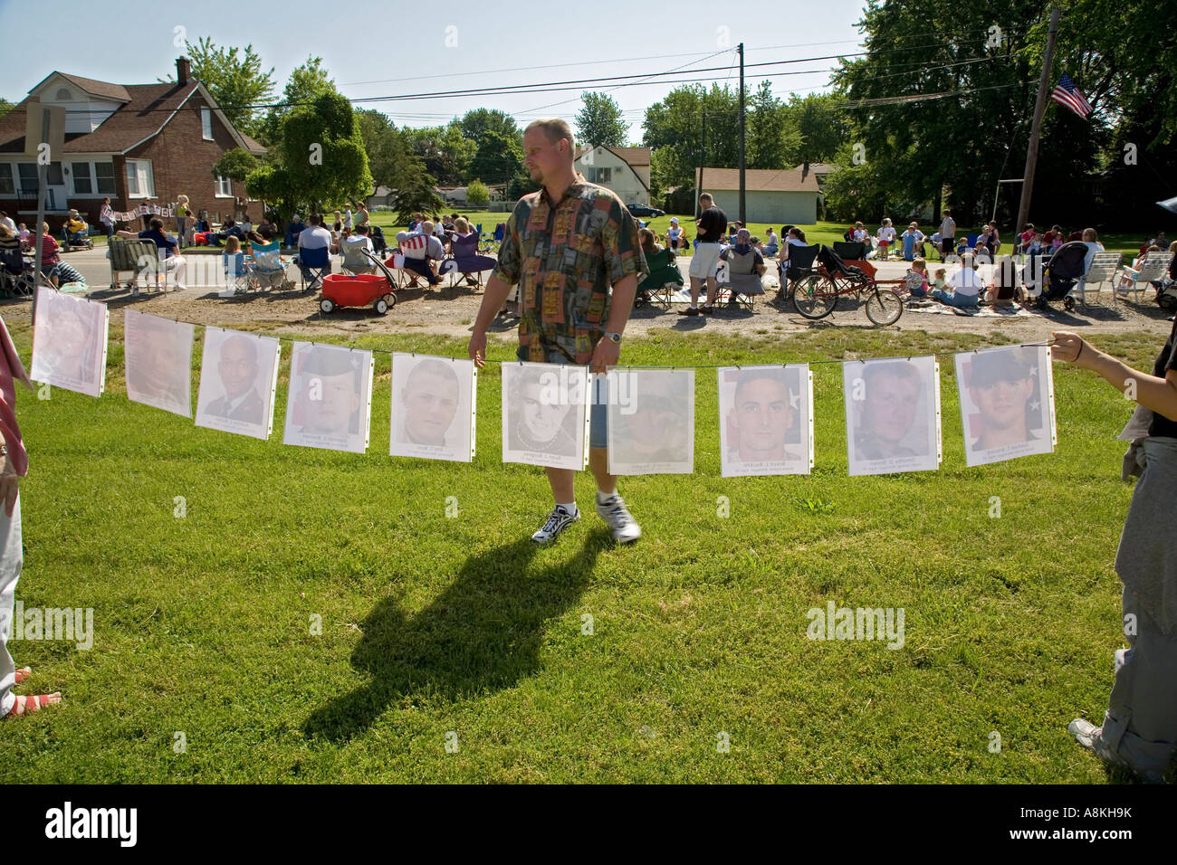 Amerikanische Soldaten im Irak getötet Stockfoto