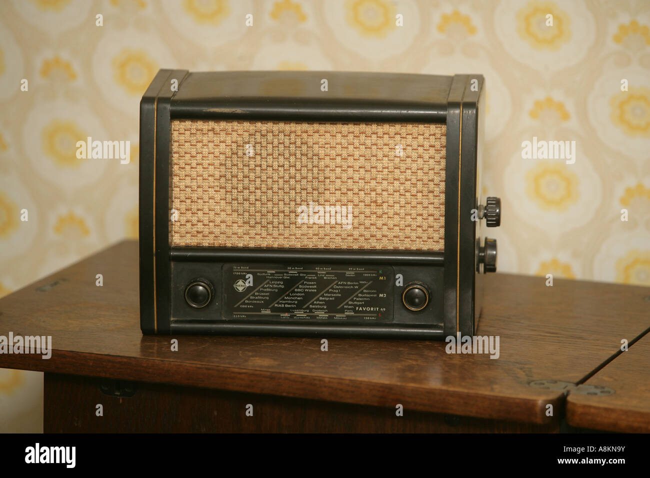 Wireless der fünfziger Jahre Stockfoto