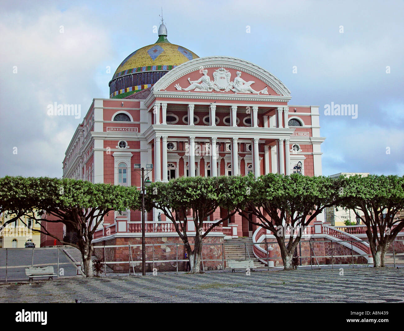 Theater-Amazonas-Manaus-AM-Brasilien Stockfoto