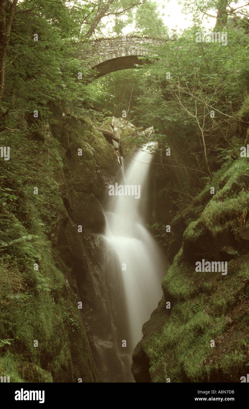 Aira Force Ullswater Cumbria England Stockfoto