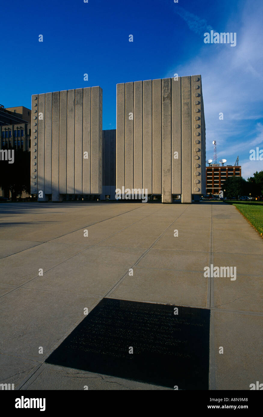 Dallas Texas USA Jfk Memorial von Philip Johnson Stockfoto
