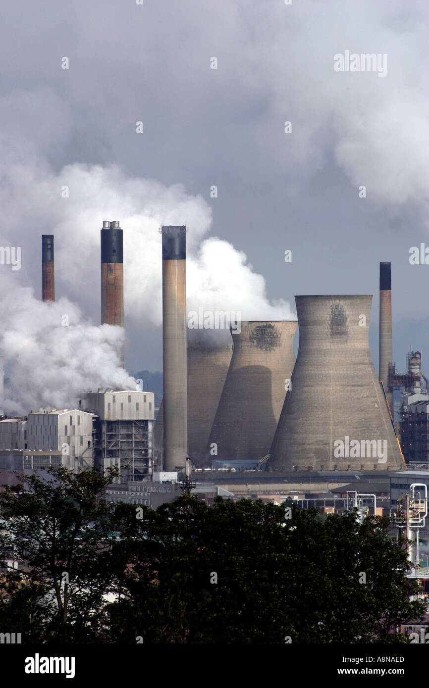 BP-Erdöl-Raffinerie Grangemouth Schottland Stockfoto