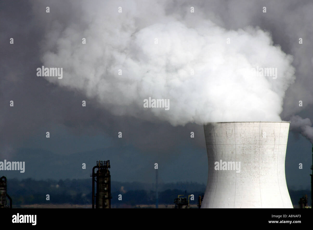 BP-Erdöl-Raffinerie Grangemouth Schottland Stockfoto