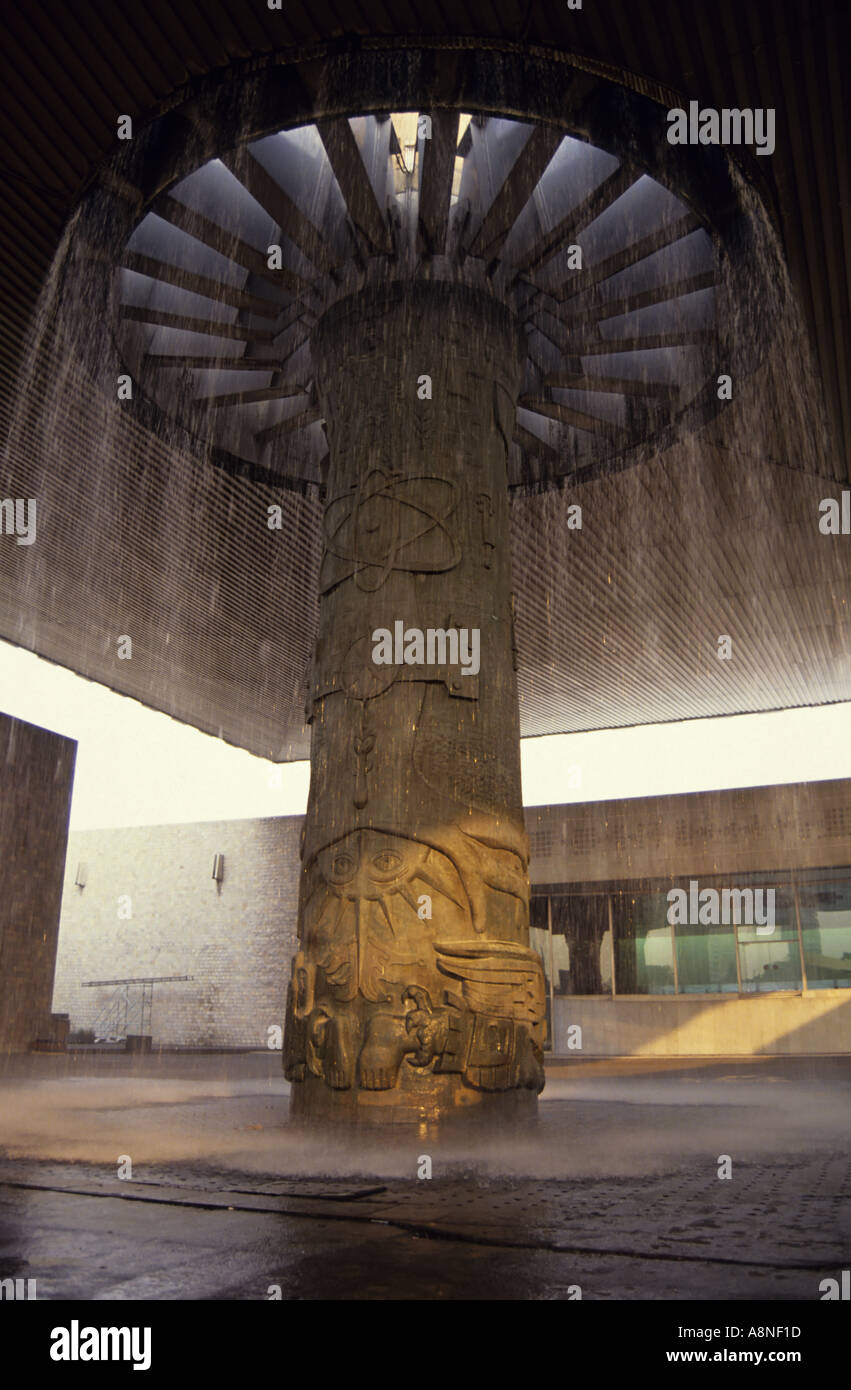Mexiko-Stadt im Museum für Völkerkunde widmet sich den vorspanischen Zivilisationen Stockfoto