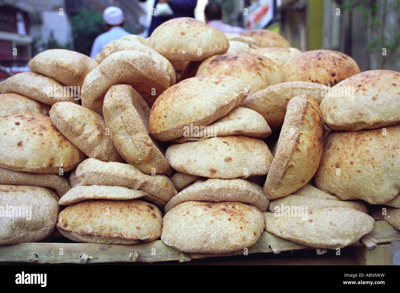 Frisches Brot - Kairo, Ägypten Stockfotografie - Alamy