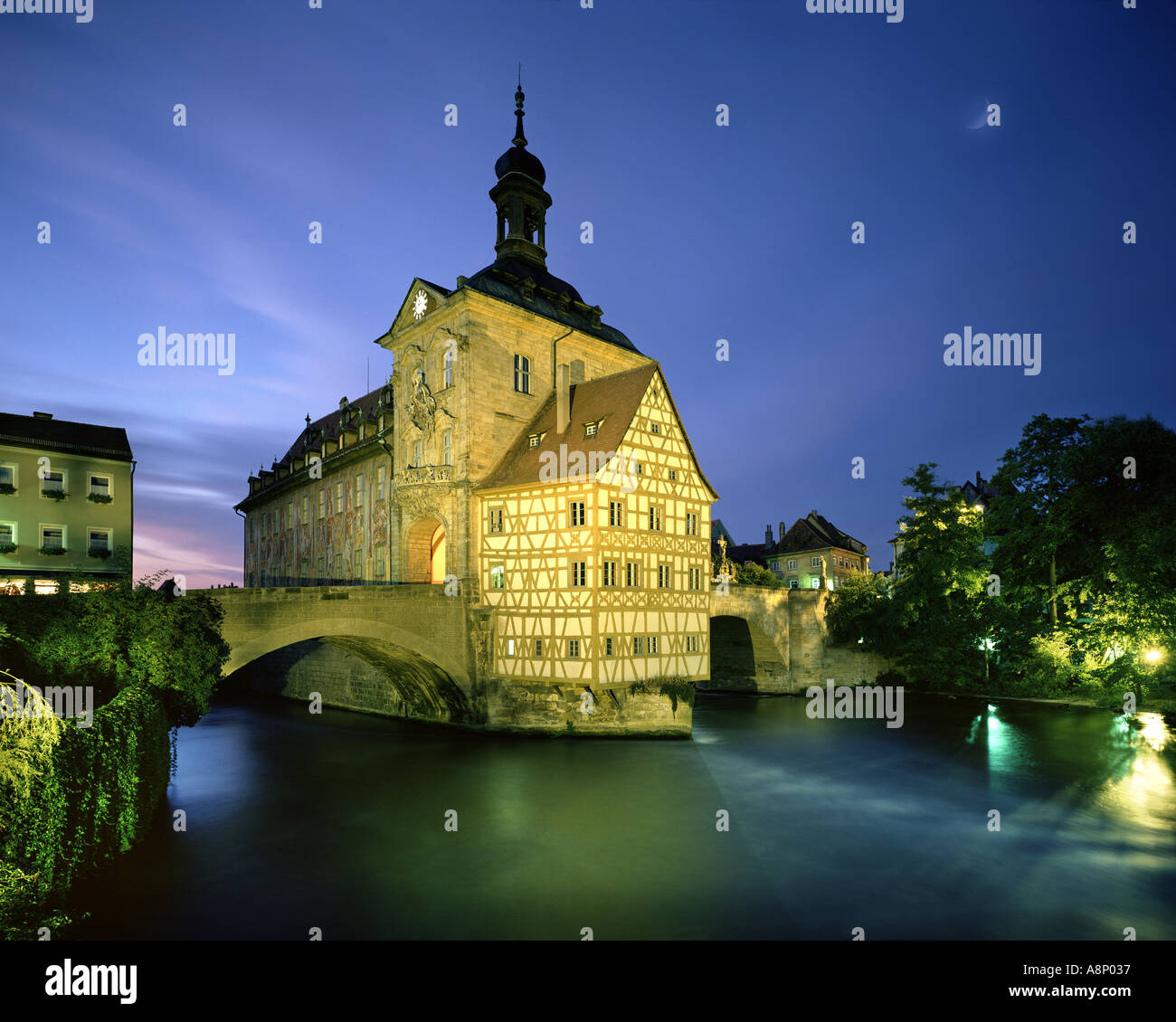 DE - Bayern: "Altes Rathaus" in Bamberg Stockfoto