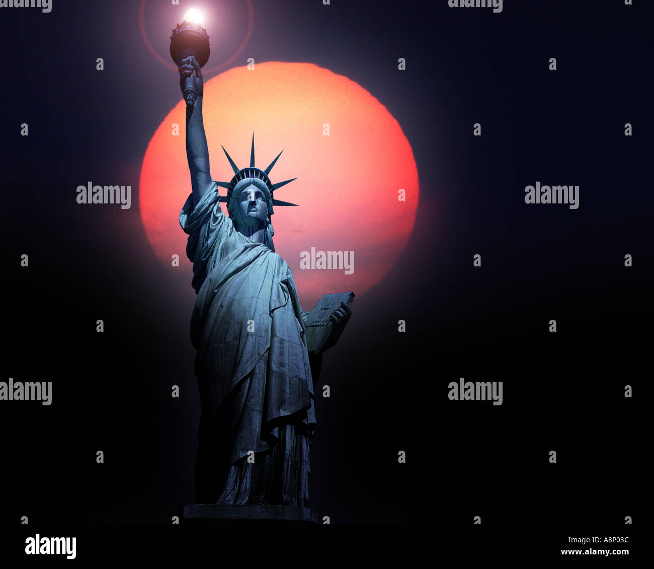 USA - NEW YORK: Freiheitsstatue Stockfoto