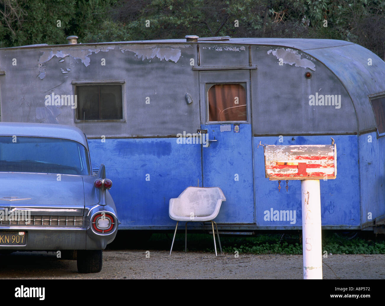 Rot, weiß und blau Stockfoto