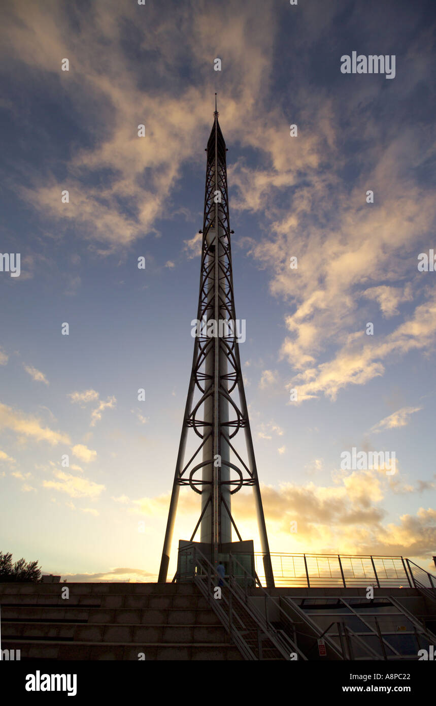 Flügel-Turm in Glasgow Science Centre Glasgow Schottland UK Stockfoto