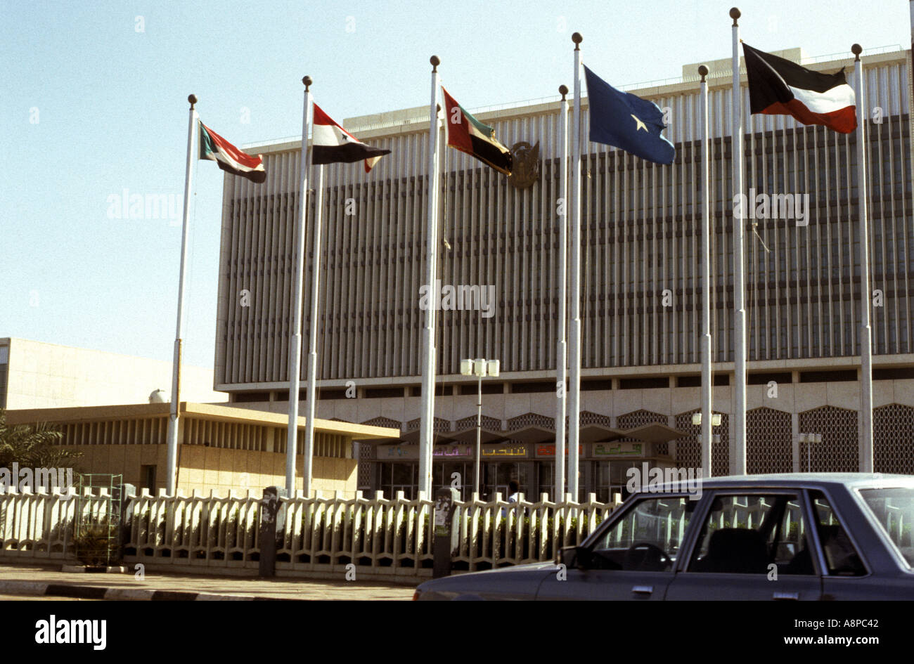 Regierungsgebäude Kartoum Sudan Stockfoto