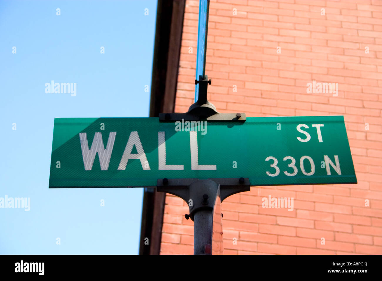 Wall Street Börse Zeichen. St Paul Minnesota USA Stockfoto