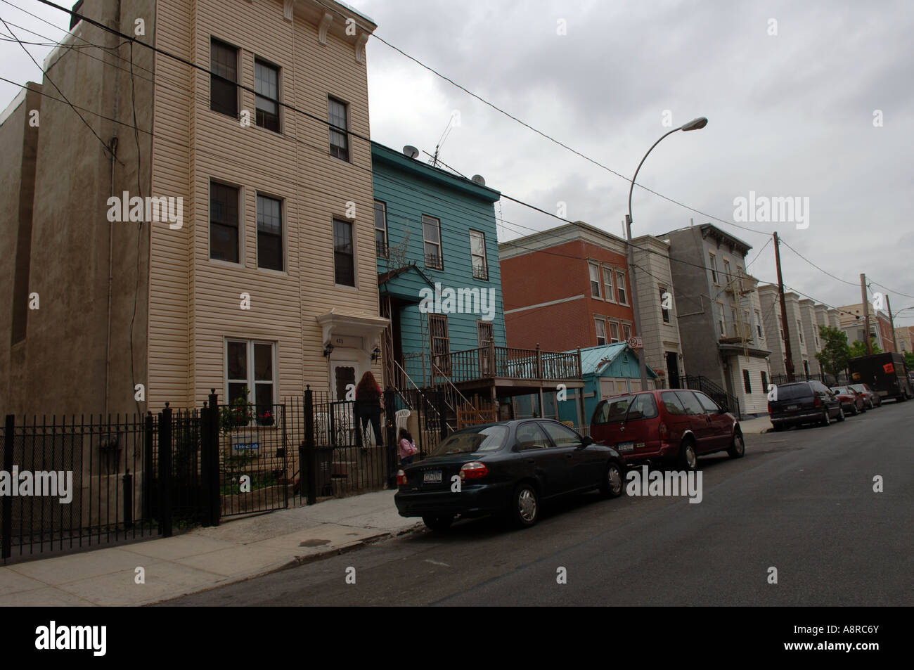 Bezahlbarer Wohnraum in der Melrose Nachbarschaft im Stadtteil Bronx in New York City Stockfoto