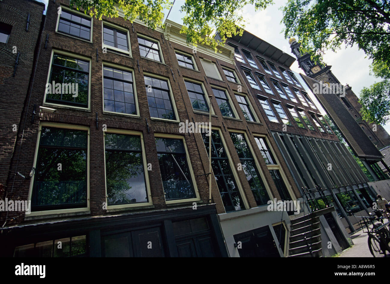 Anne Frank Haus in Amsterdam, Niederlande Stockfoto