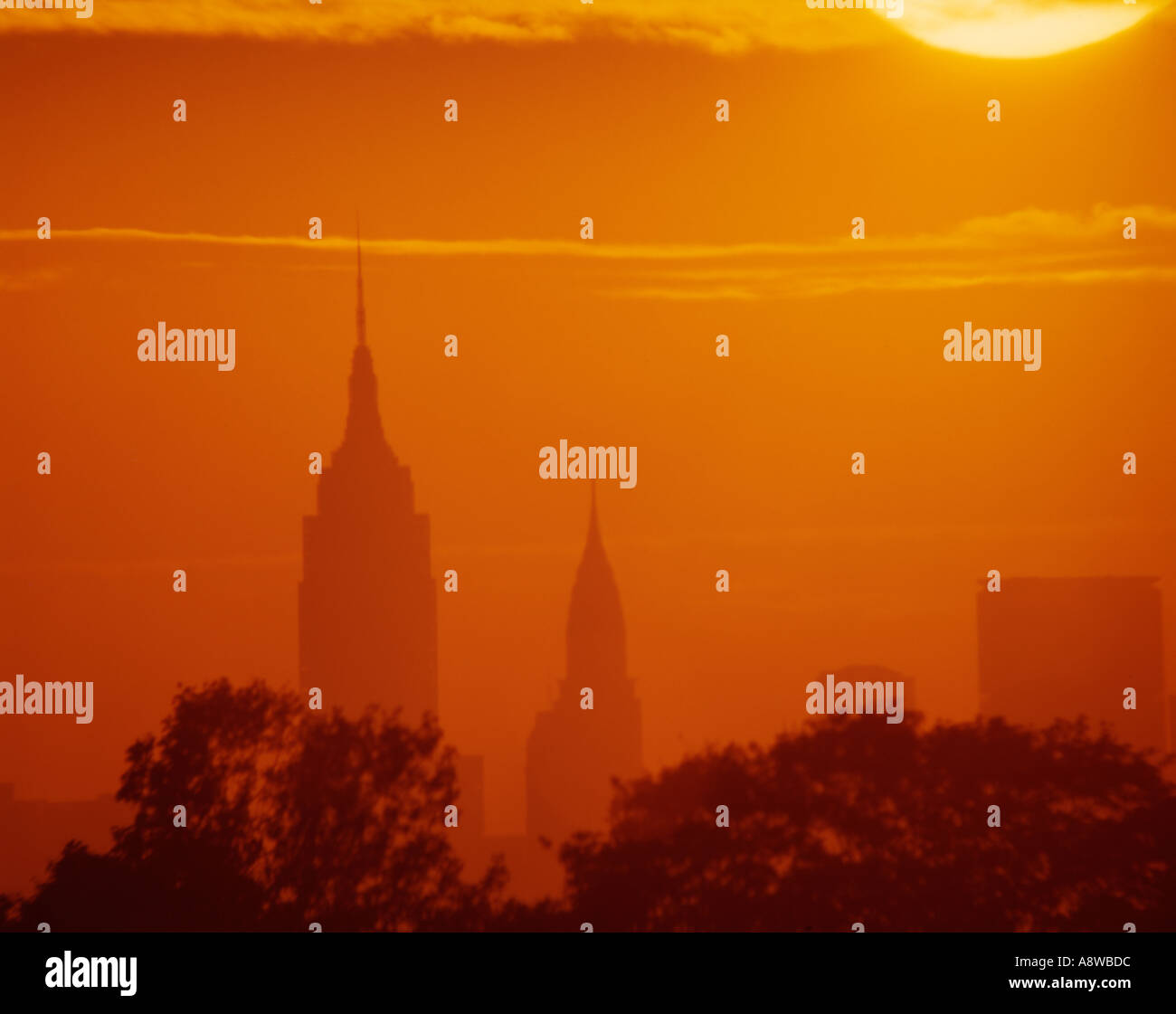 Skyline von New York Stockfoto