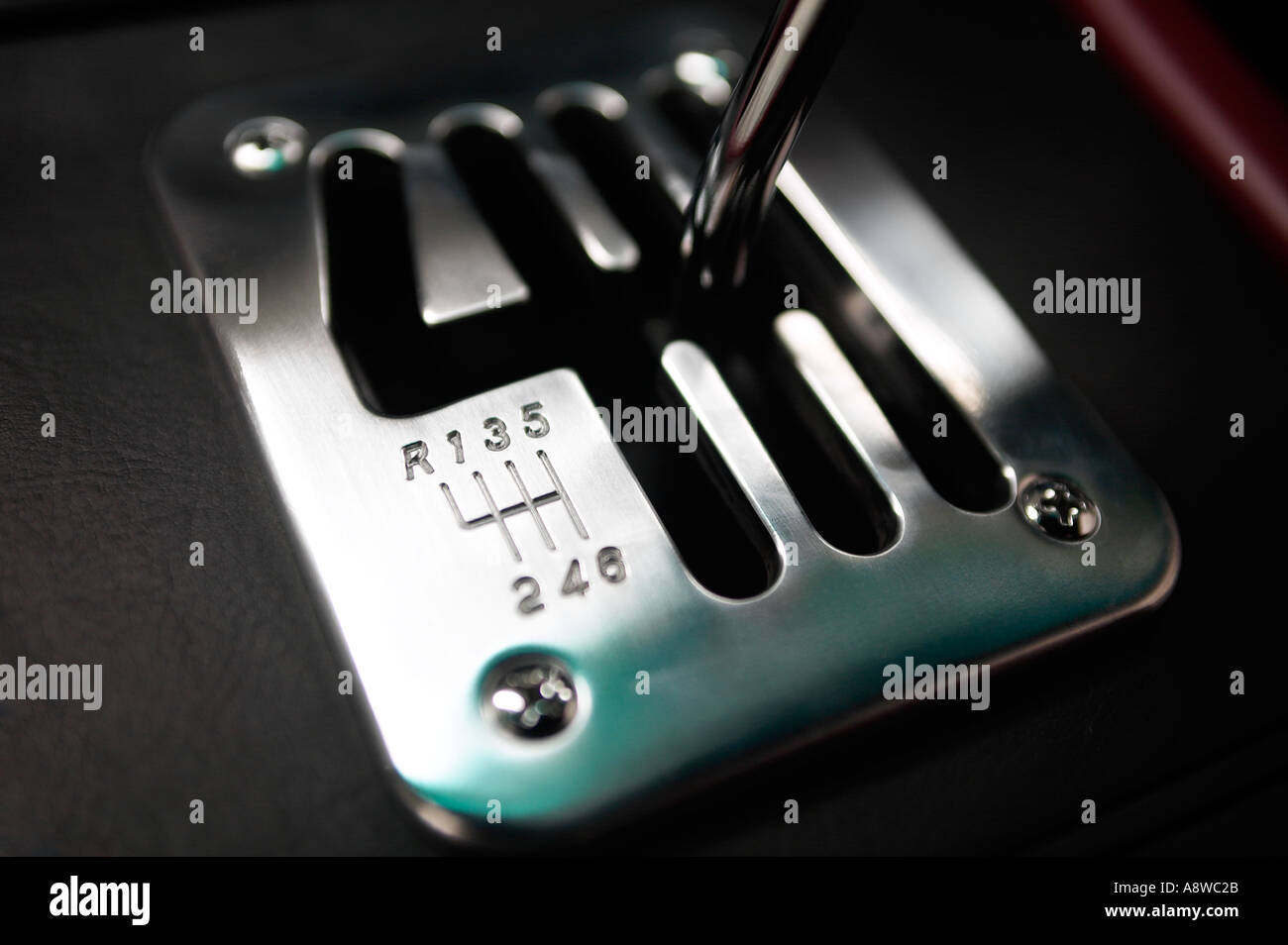 Ferrari 360 Spider Gear Shift Tore Stockfoto