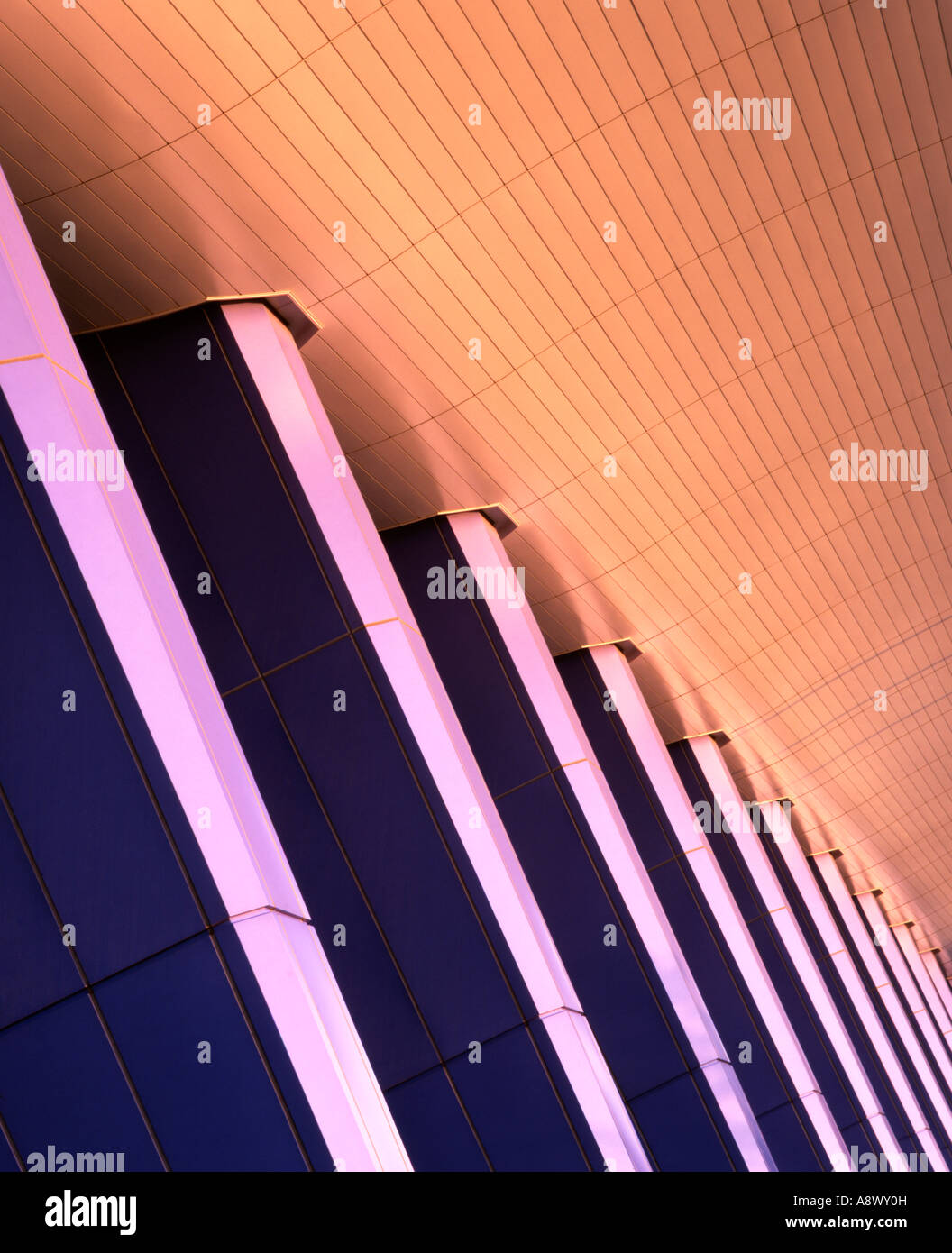 Kyushu Nationalmuseum – Oktober 2005 eröffnete konzentrierte sich auf die Geschichte von Japan und Asien präsentieren die Ursprünge der japanischen Kultur Stockfoto