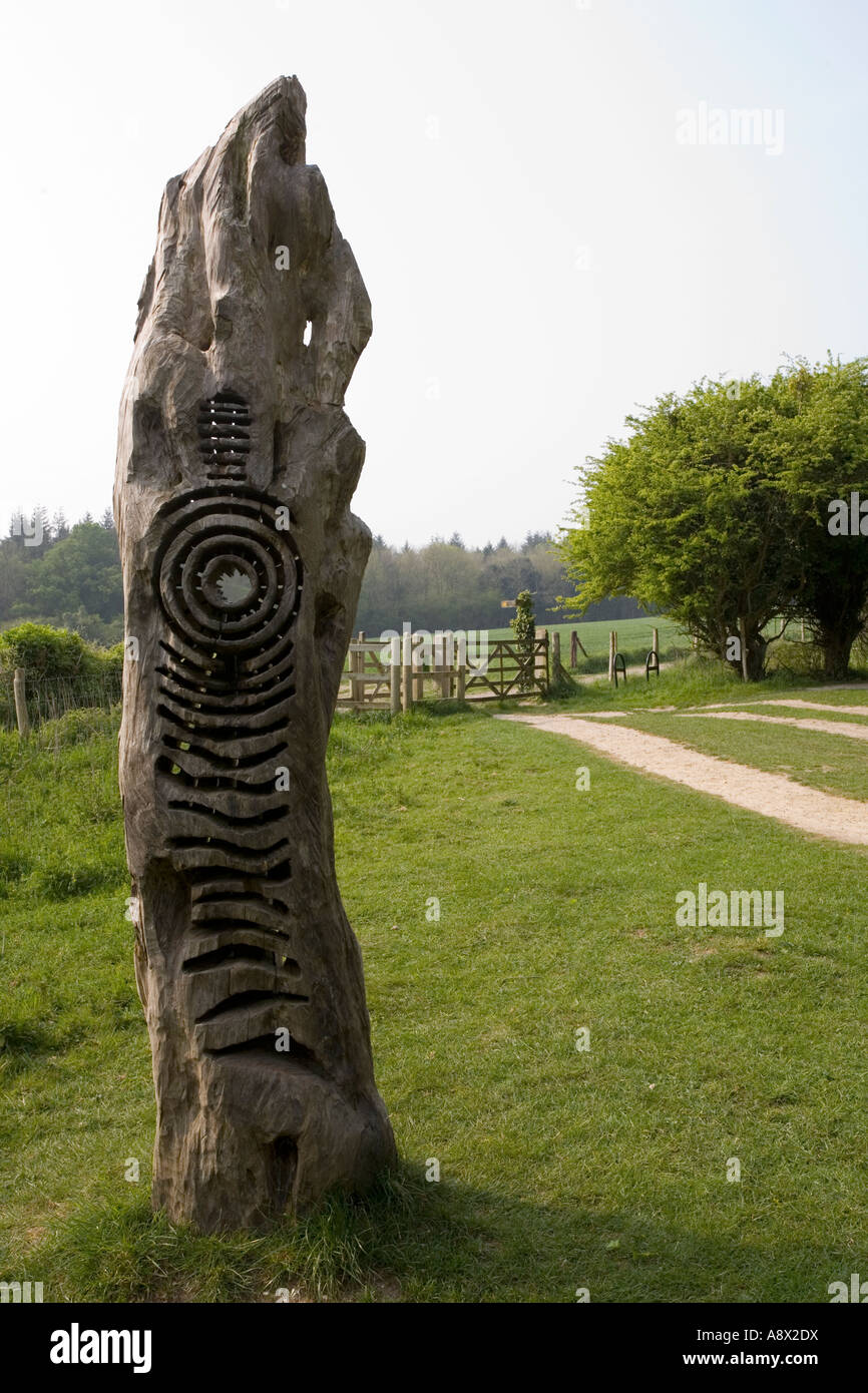 Der Geist von Kingley Vale von Walter Bailey, Sussex, UK. Stockfoto