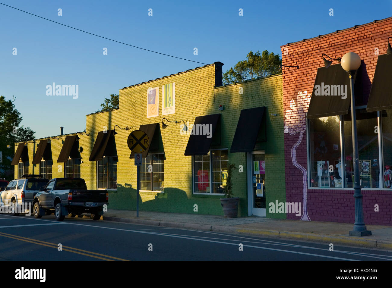 NoDa nördlich von Davidson Künstlerviertel Charlotte North Carolina Stockfoto