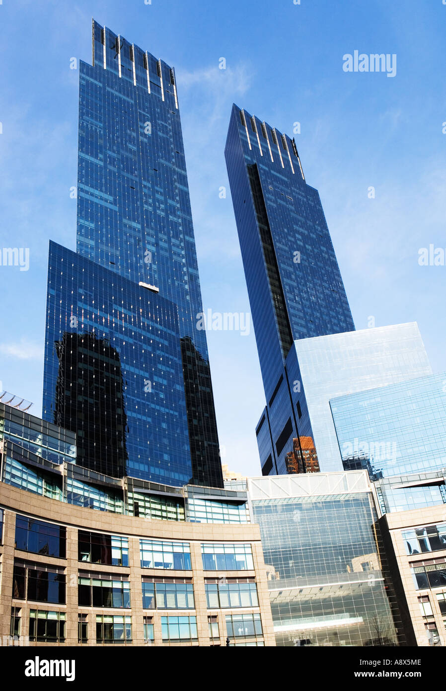 TIME WARNER BUILDING IN NEW YORK CITY Stockfoto
