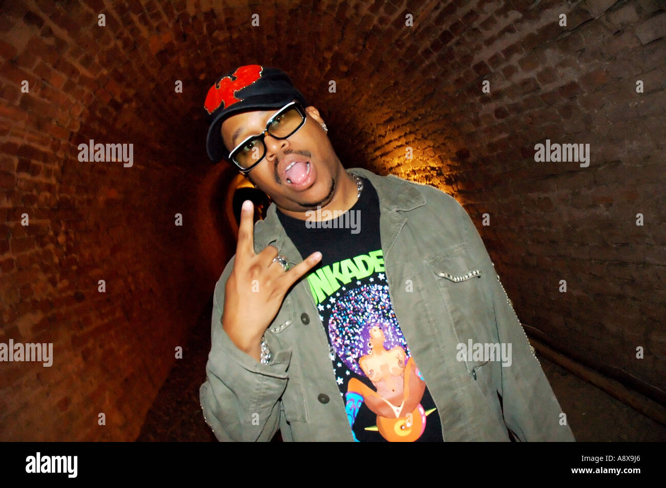 DJ Felix da Housecat beim Exit Festival, Novi Sad, Serbien und Montenegro Stockfoto