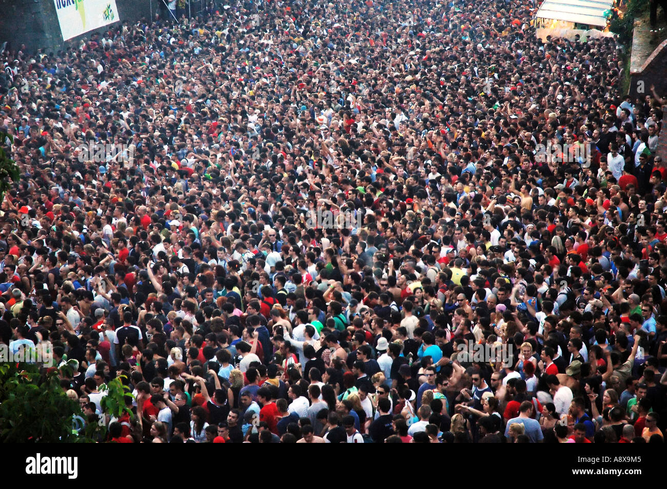 Tanz Arena beim Exit Festival, Novi Sad, Serbien und Montenegro Stockfoto