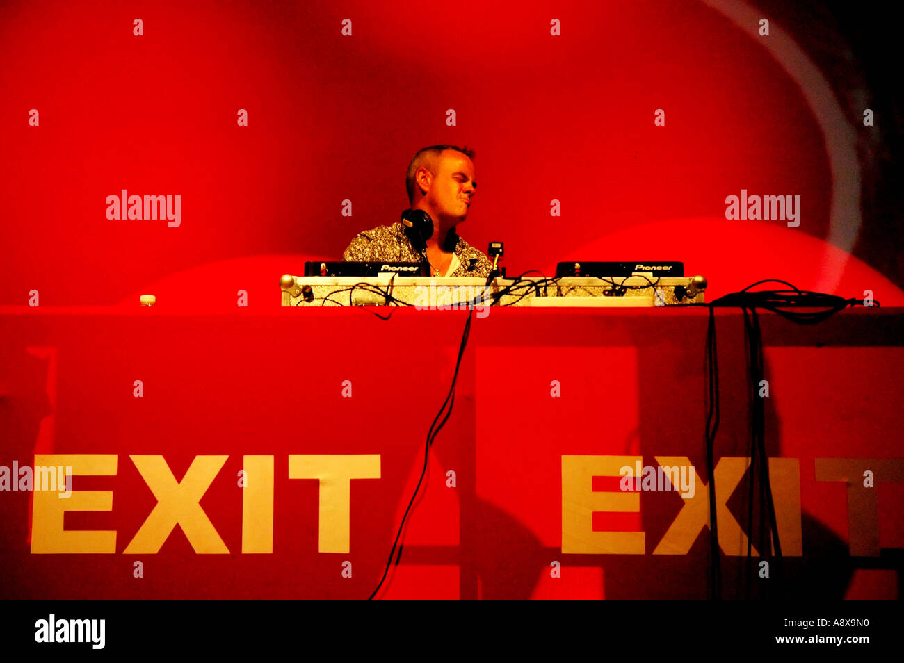 Fatboy slim im Exit-Festival, Novi Sad, Serbien und Montenegro Stockfoto