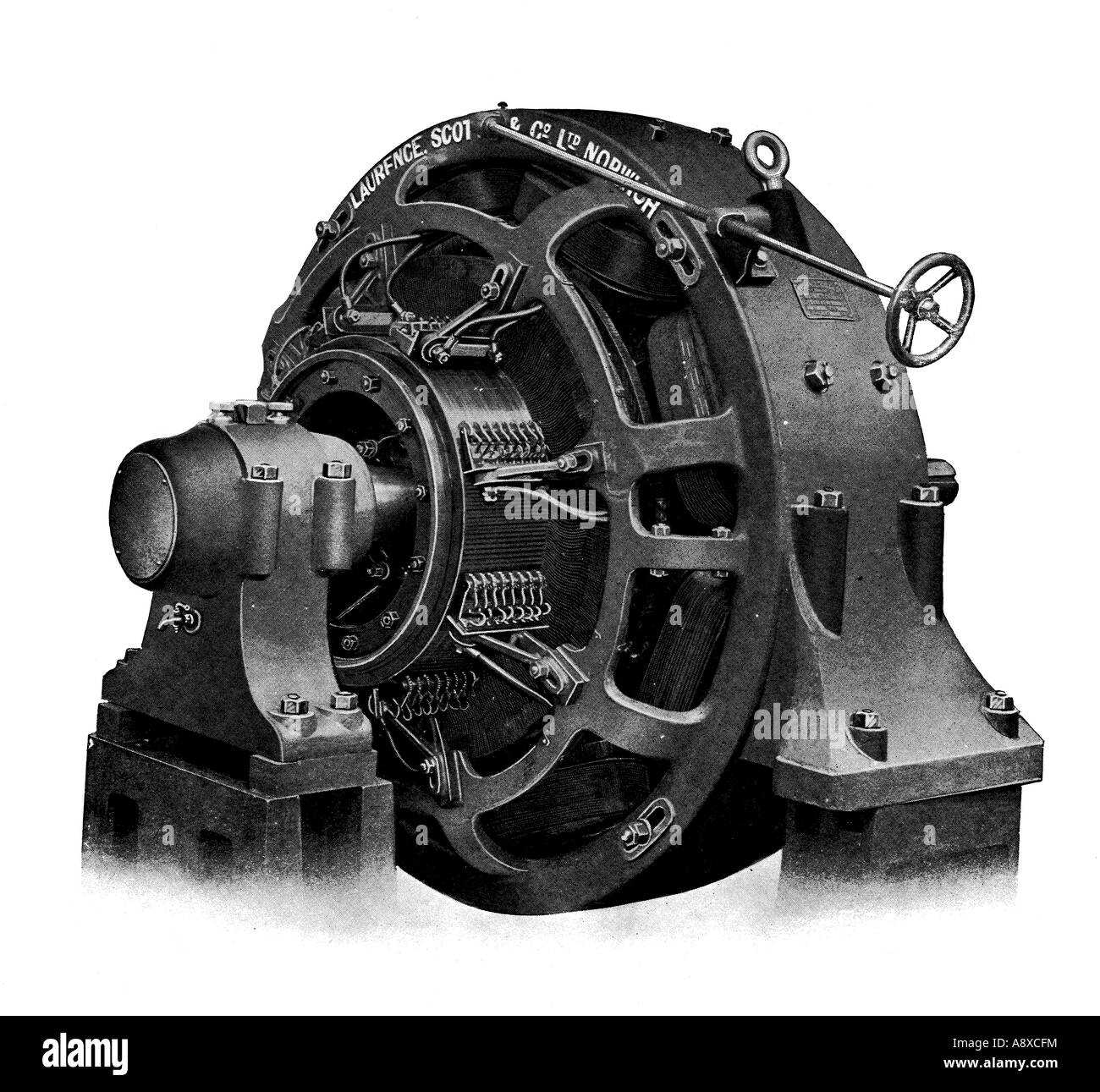 STANDARD-TRAKTION UND BELEUCHTUNG ELEKTRISCHE GENERATOR MIT LEISTUNG VON 430KW Stockfoto