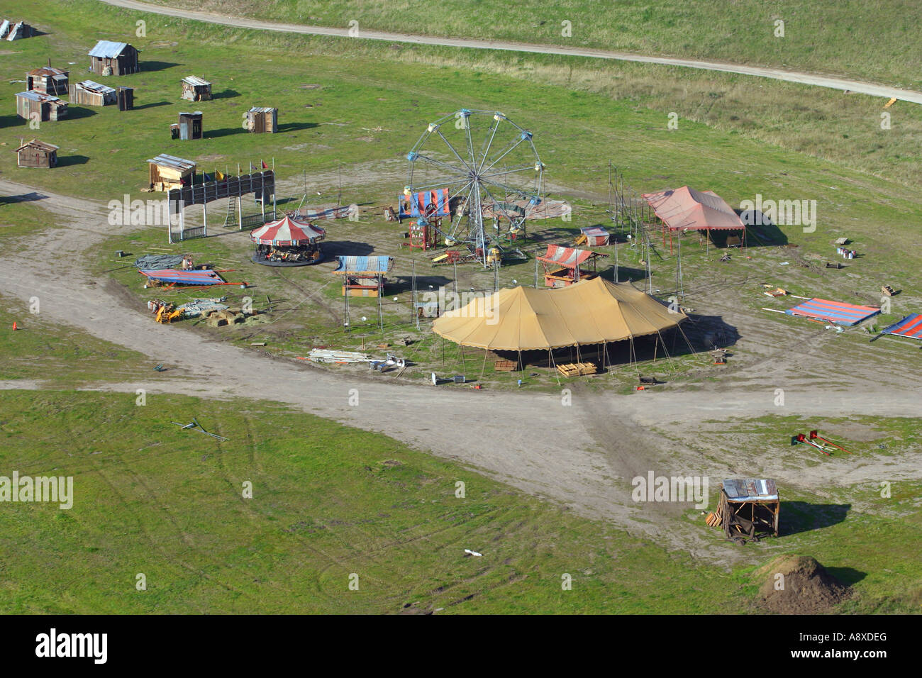 Zirkus set Stockfoto