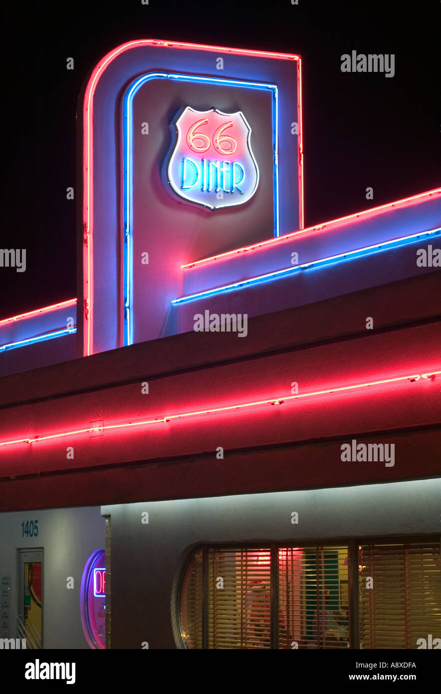 Route 66 Diner, Albuquerque, New Mexico, USA Stockfoto