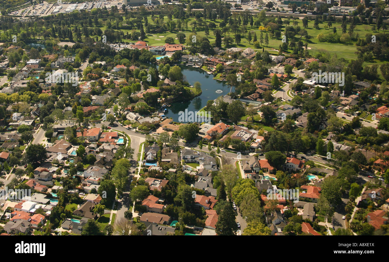 berühmten Toluca lake Stockfoto