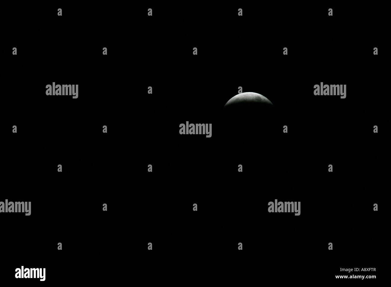 3. März 2007 Lunar Eclipse Stockfoto