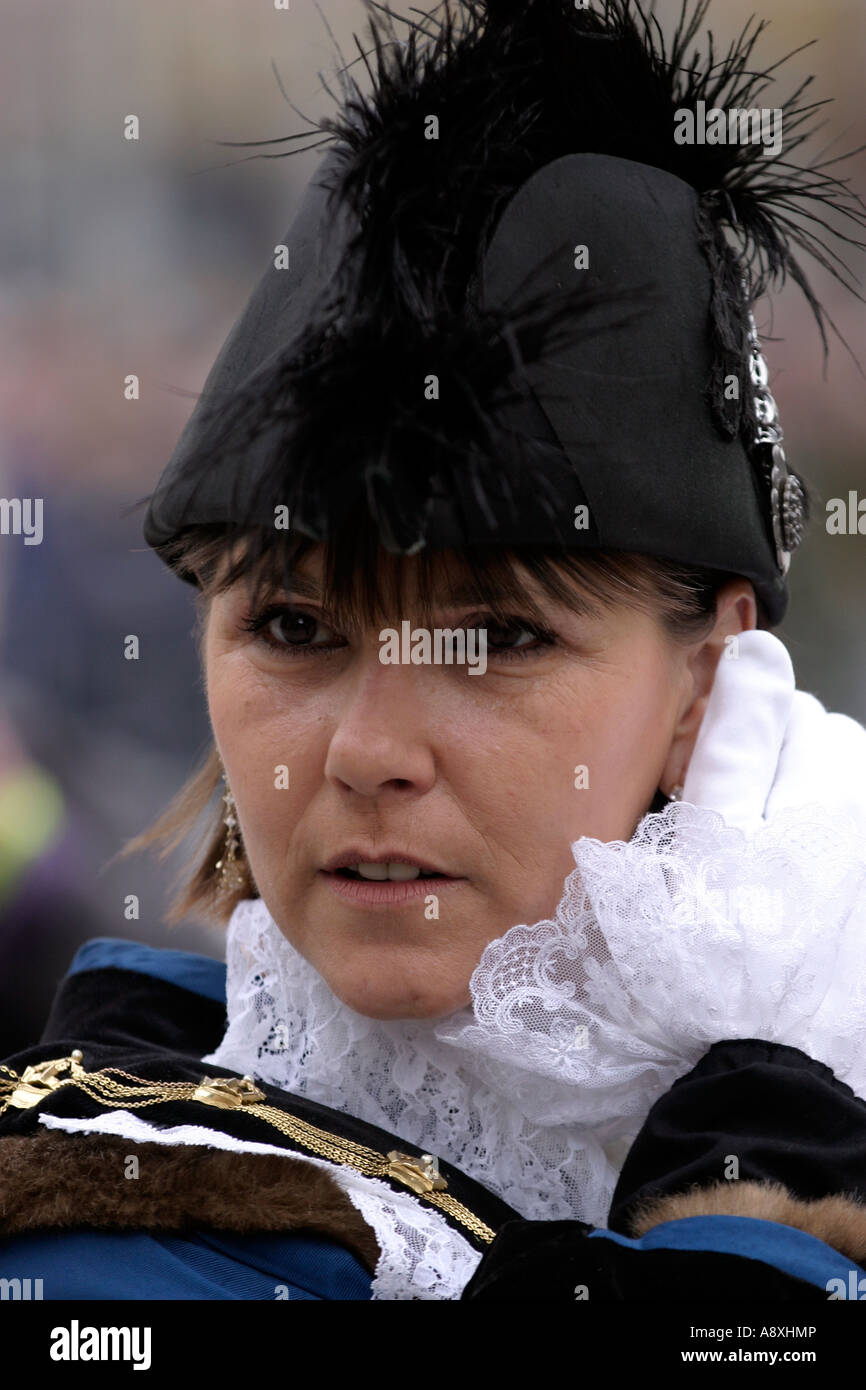 Stadtrat Jeannie Packer Sheriff von Nottingham Stockfoto