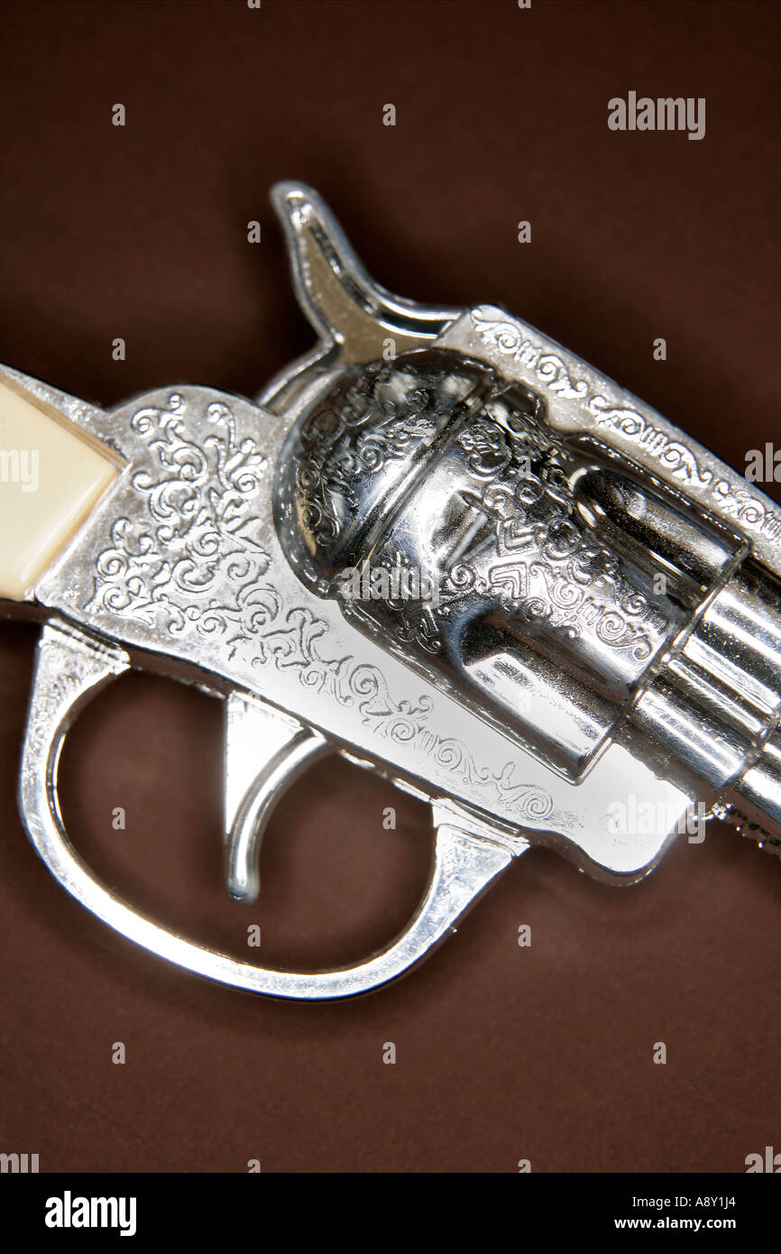 Pistolenabzug Stockfoto