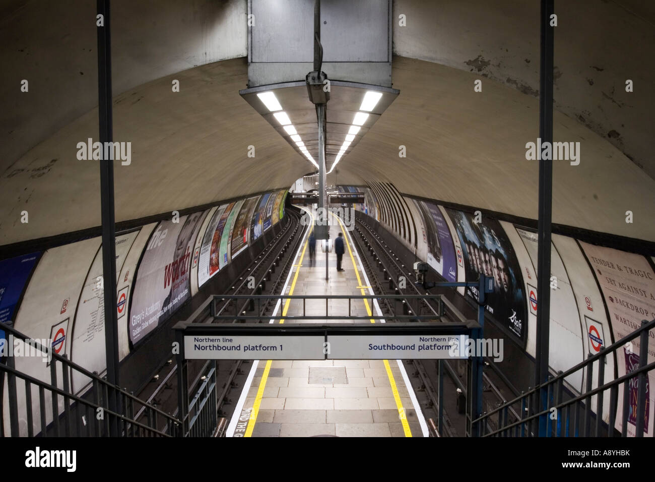 Northern Line - u-Bahnstation Clapham North - London Stockfoto